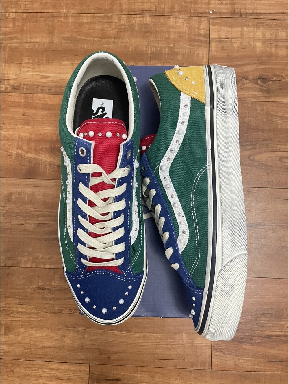 Men’s Size 13 Vans LX Old Skool 36 Pearlized Pack Yacht Club IN HAND